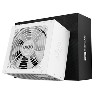 爱国者（aigo）额定600W 黑暗骑士600DH 白色  80PLUS白牌 电脑主机电源（压纹线/大单路12V/走背线）GP600