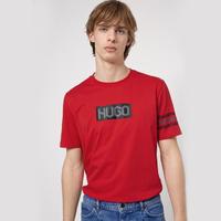 BOSS（服装） 男士春夏时尚休闲胎印徽LOGO印花短袖T恤
