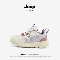 百亿补贴：Jeep 吉普 女童宝宝鞋夏季软底防滑运动鞋小童2024新款夏季儿童鞋子透气