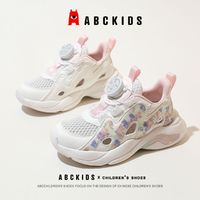 百亿补贴：ABCKIDS 儿童鞋男女童网面休闲运动鞋软底减震跑步鞋2024夏季新款
