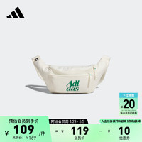 adidas 阿迪达斯 实用运动腰包男女阿迪达斯官方IS9491 米白 NS