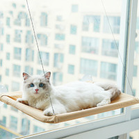 HOUYA 猫咪吊床四季宠物窝用品吸盘窗台挂式猫吊床可拆洗猫窝