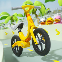 luddy 乐的 小黄鸭B.Duck正版授权香蕉可折叠儿童平衡车 1073-粉色