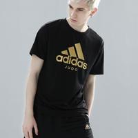 adidas 阿迪达斯 男士t恤 短袖运动圆领基础印花 健身舒适透气 男式T恤