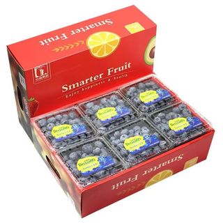 新鲜蓝莓 125g*4盒 单果12-14mm