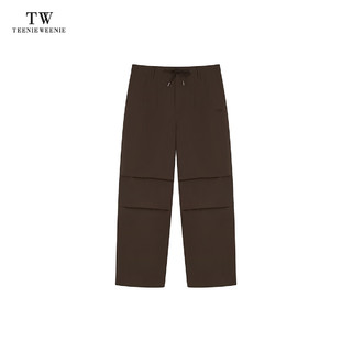 Teenie Weenie Men小熊男装潮牌工装休闲裤2024夏季宽松直筒长裤TNGX 棕色 180/XL