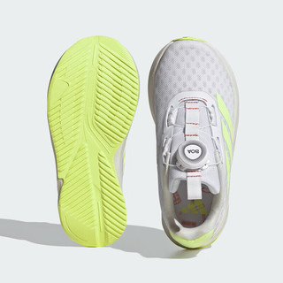 阿迪达斯（adidas）童鞋男女大童网眼透气BOA旋转运动鞋 IH5834白 IH5834-10-K  10-K/28.5码/170mm