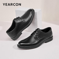 YEARCON 意尔康 男士商务正装鞋 96427W 黑色 41