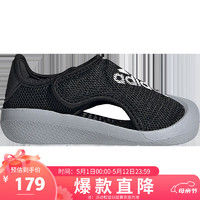 阿迪达斯 （adidas）ALTAVENTURE CT I跑步运动凉拖鞋FY6042 黑/白 22码