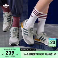 adidas 阿迪达斯 USA 84复古经典舒适运动鞋男女阿迪达斯官方三叶草 浅灰/深灰/蓝