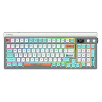 嘟嘟高 FOPATO 虎八兔 H98 98键 2.4G蓝牙 多模无线机械键盘 黎明破晓 TTC海王星轴 RGB