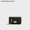 CHARLES & KEITH CHARLES&KEITH经典菱格链条小方单肩斜挎包包女包生日礼物送女友CK2-70160131 B