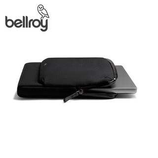 Bellroy澳洲Laptop Caddy鳄鱼嘴笔电百纳包平板数码配件收纳包 14寸墨黑色