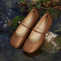 BASTO 百思图 2024春夏季新款商场同款简约法式玛丽珍鞋圆头女单鞋