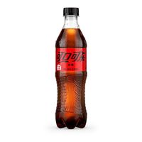 Coca-Cola 可口可乐 无糖可乐500m*12瓶装可乐0卡0糖0脂肪整箱碳酸饮料汽水