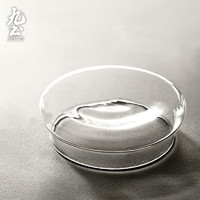 JOTO 九土 双层玻璃杯盖子简约情侣咖啡杯耐热玻璃牛奶花茶杯创意马克杯配件