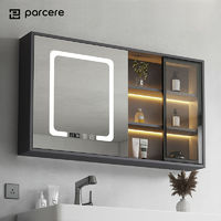 Parcere 帕思瑞 实木智能浴室镜柜挂墙单独现代卫生间镜子收纳一体储物镜柜