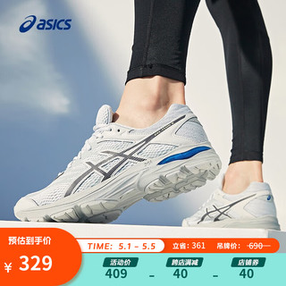 ASICS 亚瑟士 男款跑步鞋缓震保护透气舒适运动鞋 GEL-FLUX 4 灰色/黑色 39.5