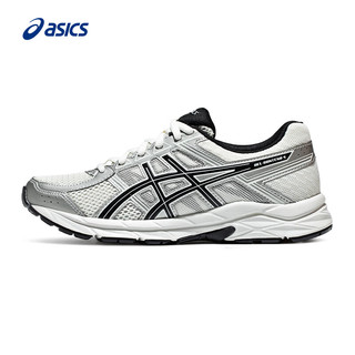 ASICS 亚瑟士 女鞋舒适透气跑步鞋缓震回弹跑鞋运动鞋 GEL-CONTEND 4 白色/银色 37