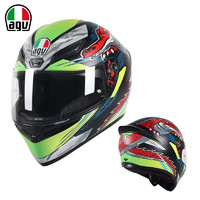 AGV K1头盔全覆式摩托车全盔 K1 DUNDEE MATT LIME RED M