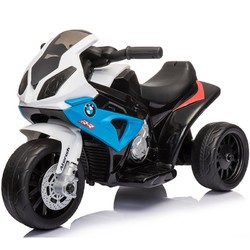 BeRica 貝瑞佳 寶馬授權兒童電動車摩托車可坐人男女小孩玩具車寶寶幼兒童車藍色