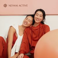 百亿补贴：NEIWAI 内外 ACTIVE女士连帽卫衣运动休闲拉绒Oversize舒适舒爽透气