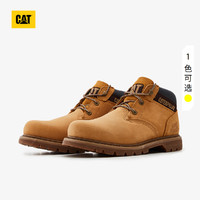 CAT 卡特彼勒 卡特春夏新款男士户外休闲工鞋牛皮防滑耐磨工装低靴大黄靴