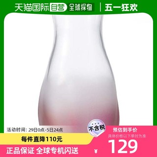 aderia 亚德利亚 阿德利亚玻璃渐变色花瓶粉色日本制 9572