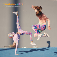 Voda Beba vodabeba儿童瑜伽裤高弹可外穿夏季新款中大童女童透气运动打底裤