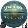 SPALDING 斯伯丁 篮球七号珠光深绿系列室内外通用7号PU篮球 77-382Y
