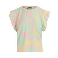 ZARA 女士甜美可爱印花飞飞袖T恤