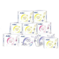 ABC 卫生巾组合 9包62片(日用40片+夜用22片)