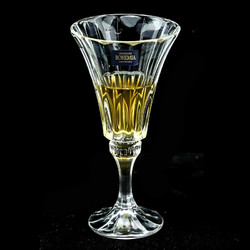 Glass 高斯 捷克高级进口水晶红酒杯设计感复古式欧式风轻奢风高档高脚杯家用 帝王高脚杯（单只） 200ml