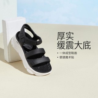 SKECHERS 斯凯奇 女鞋运动凉鞋休闲鞋百搭透气一脚蹬女罗马凉鞋春夏季