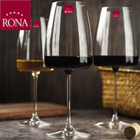 RONA 洛娜 捷克进口RONA水晶玻璃高脚杯红酒杯白葡萄酒杯红酒杯家用套装礼盒