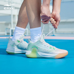 ERKE 鸿星尔克 篮球鞋男鞋夏季防滑耐磨球鞋专业实战篮球鞋减震运动鞋