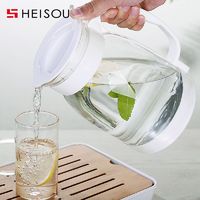 冷水壶玻璃耐热高温防爆水瓶家用大容量凉白开水杯茶壶套装凉水壶