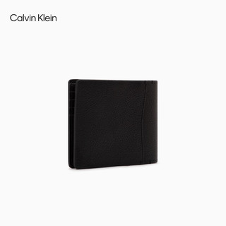 卡尔文·克莱恩 Calvin Klein Jeans24春夏男士牛皮革多卡位证件零钱钱包卡包HP2166