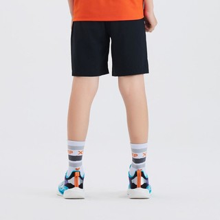 XTEP 特步 儿童梭织五分裤男女童轻薄舒适户外运动休闲裤