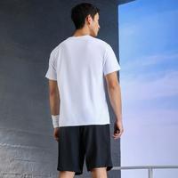 XTEP 特步 运动套装男士夏季吸湿速干透气跑步训练服健身服男