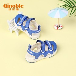 Ginoble 基诺浦 夏季宝宝学步鞋婴儿步前鞋防滑男女包头机能凉鞋 125-130