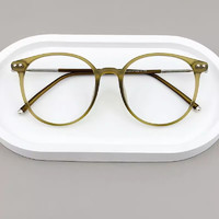 无底视界 橄榄绿眼镜框超轻 + 1.61防蓝光镜片
