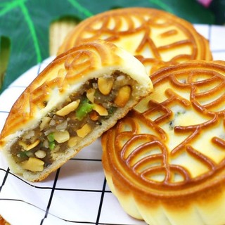 月饼广式老五仁传统手工水果味月饼中秋糕点零食批发