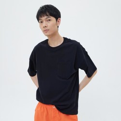 Gap 盖璞 男装纯棉T恤735902 春夏情侣装纯色宽松上衣