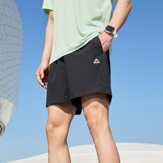PEAK 匹克 大众跑系列丨梭织短裤24夏季新款宽松透气运动裤跑步裤男