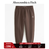 Abercrombie & Fitch 抓绒运动卫裤 330630-1 棕色