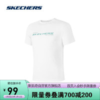 SKECHERS 斯凯奇 舒适休闲男女款短袖P224M029/P224W038