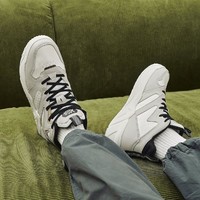 XTEP 特步 天脊3.0|男中帮潮流复古运动休闲鞋板鞋革面运动鞋休闲