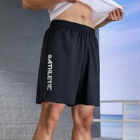 XTEP 特步 男梭织运动短裤田径薄款五分裤健身吸湿速干跑步裤子