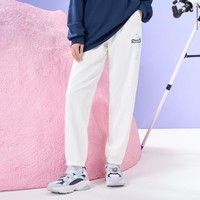 XTEP 特步 半糖系列|秋春女纯色简约运动长裤舒适穿搭运动裤